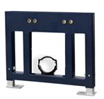 밸브 일체형 도기 양변기 시스템 프레임